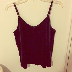 Velvet tank, tags are off but never worn.
